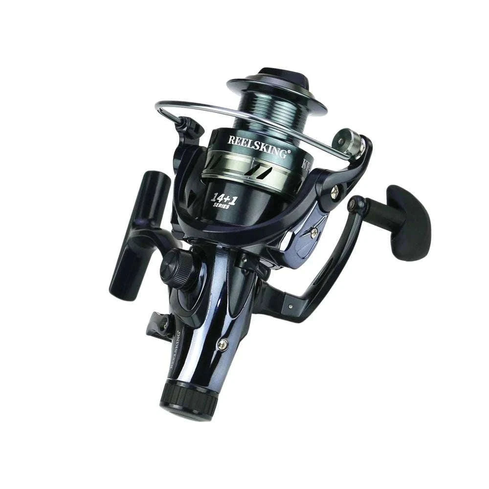 Metal Spinning Fishing Reel with Dual Brake System for Carp & Saltwater-4000 Series