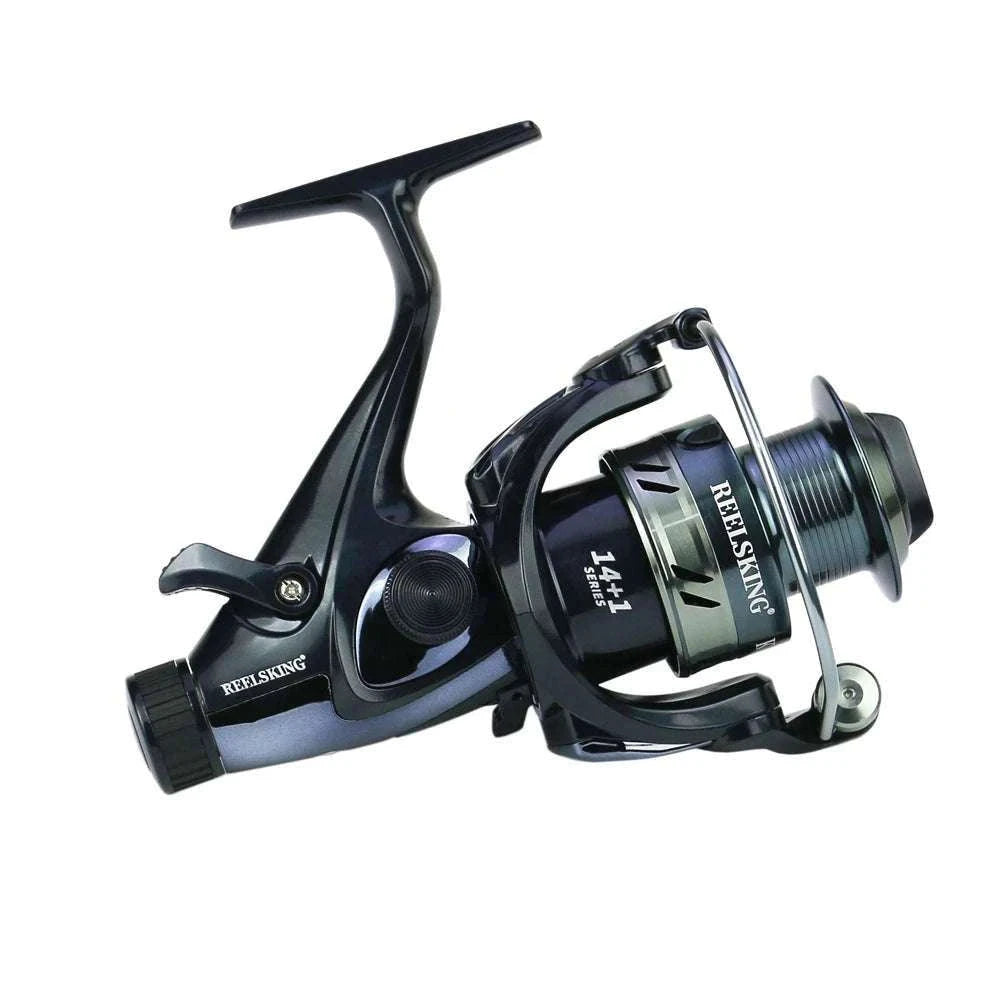 Metal Spinning Fishing Reel with Dual Brake System for Carp & Saltwater-4000 Series