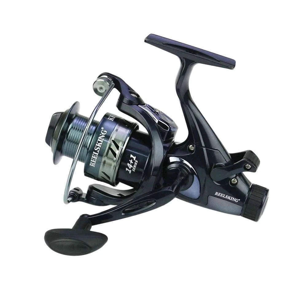 Metal Spinning Fishing Reel with Dual Brake System for Carp & Saltwater-4000 Series