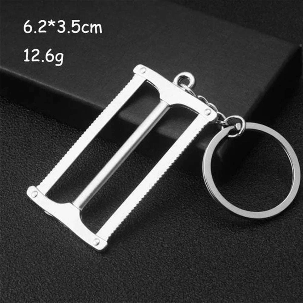 Metal Wrench Keychain Tool Pendant Key Ring-F