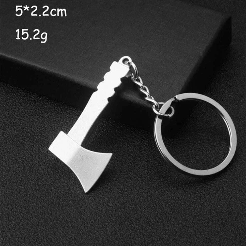 Metal Wrench Keychain Tool Pendant Key Ring-F