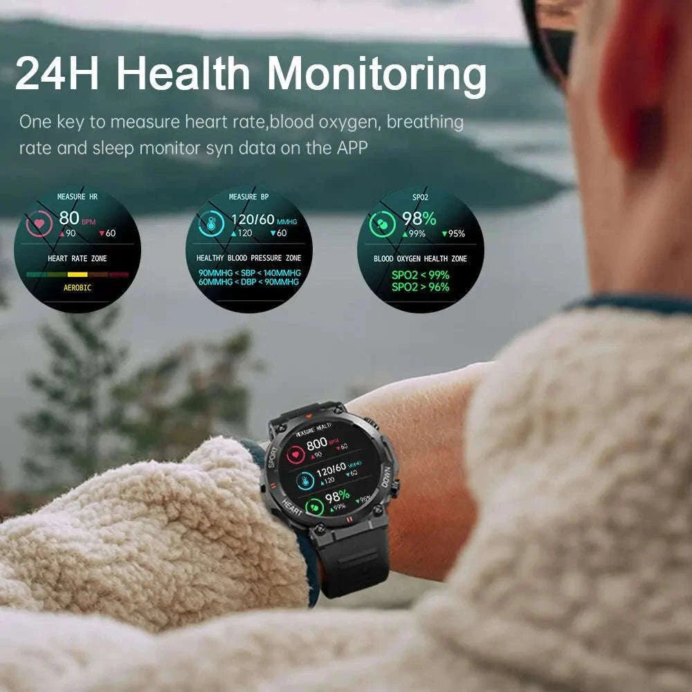 MEVADEN 1.39" HD Bluetooth Call Smart Watch for Daily Use-Steel Black