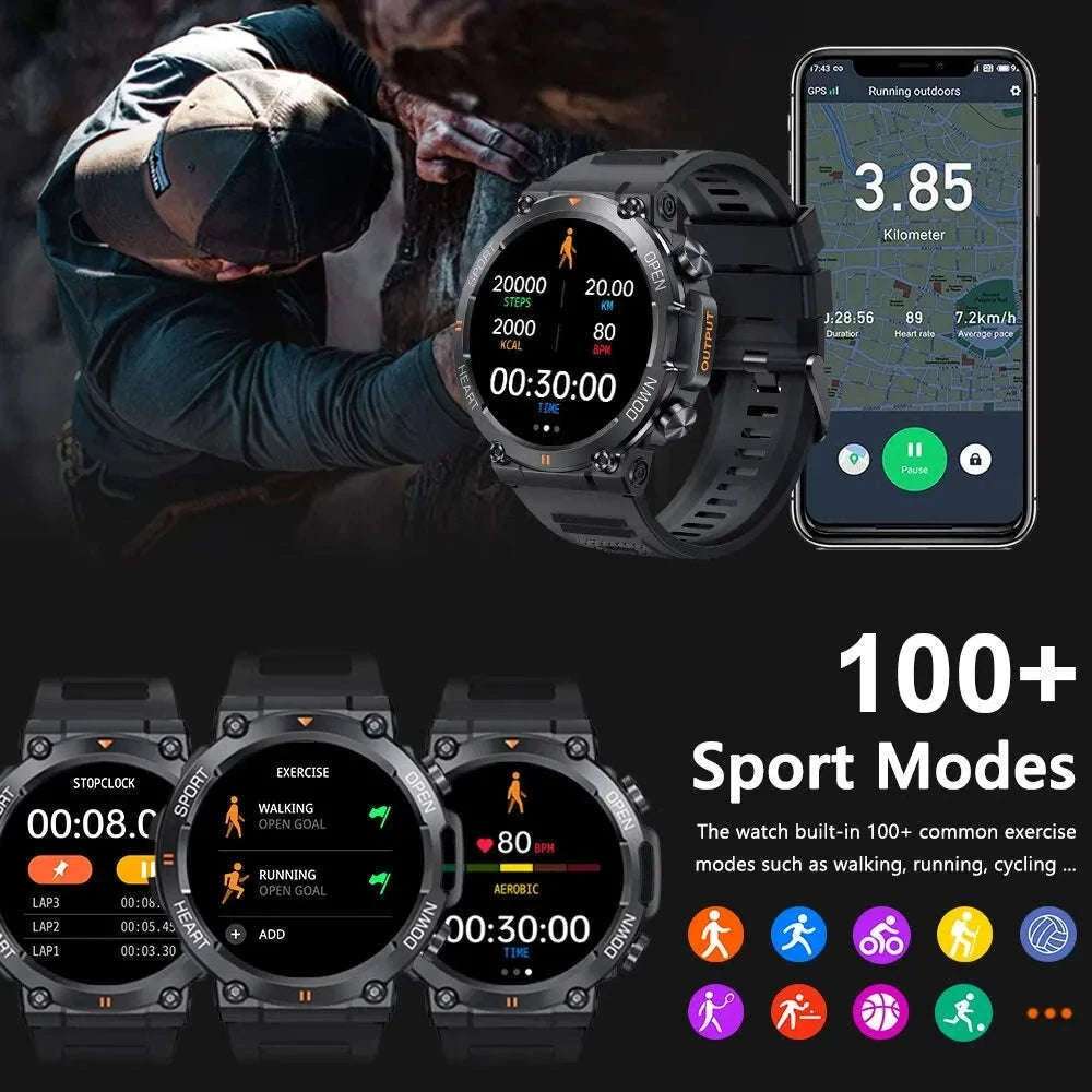 MEVADEN 1.39" HD Bluetooth Call Smart Watch for Daily Use-Steel Black