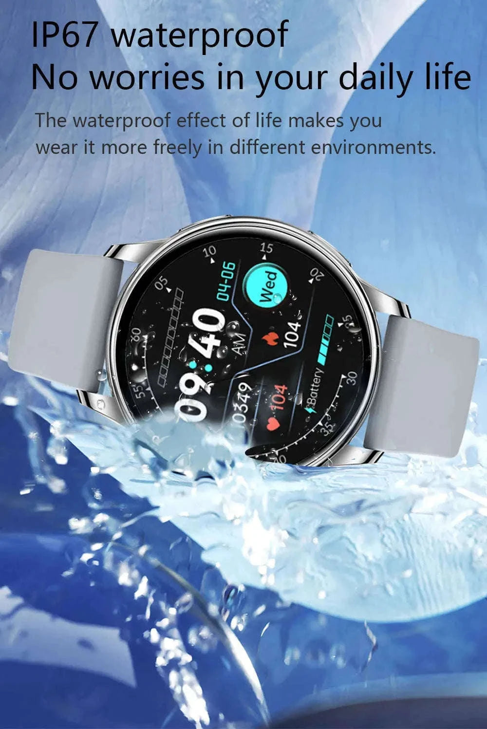 MEVADEN Y22 Bluetooth Call Smart Watch for Daily Connection-Rosegold
