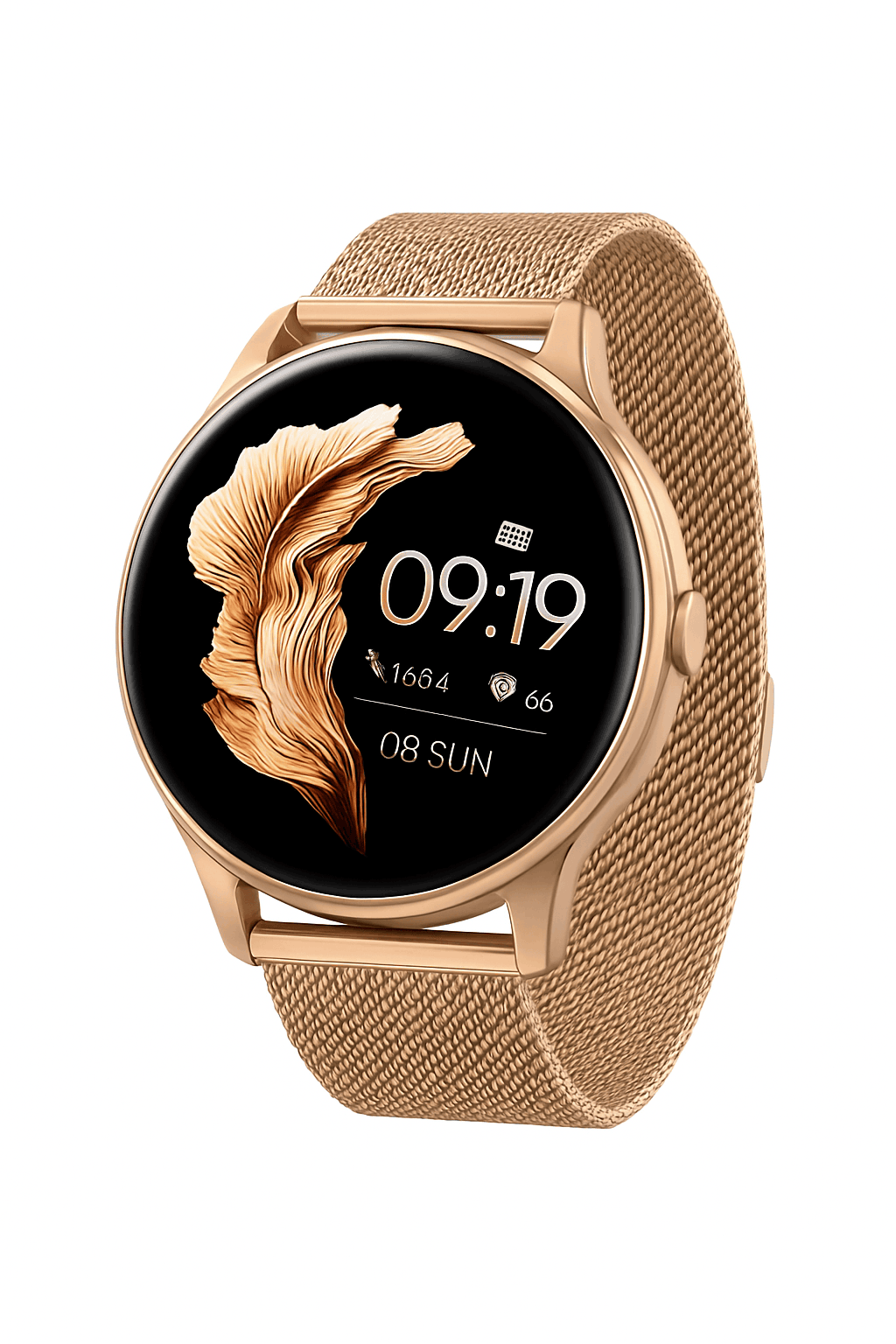 MEVADEN Y22 Bluetooth Call Smart Watch for Daily Connection-Rosegold