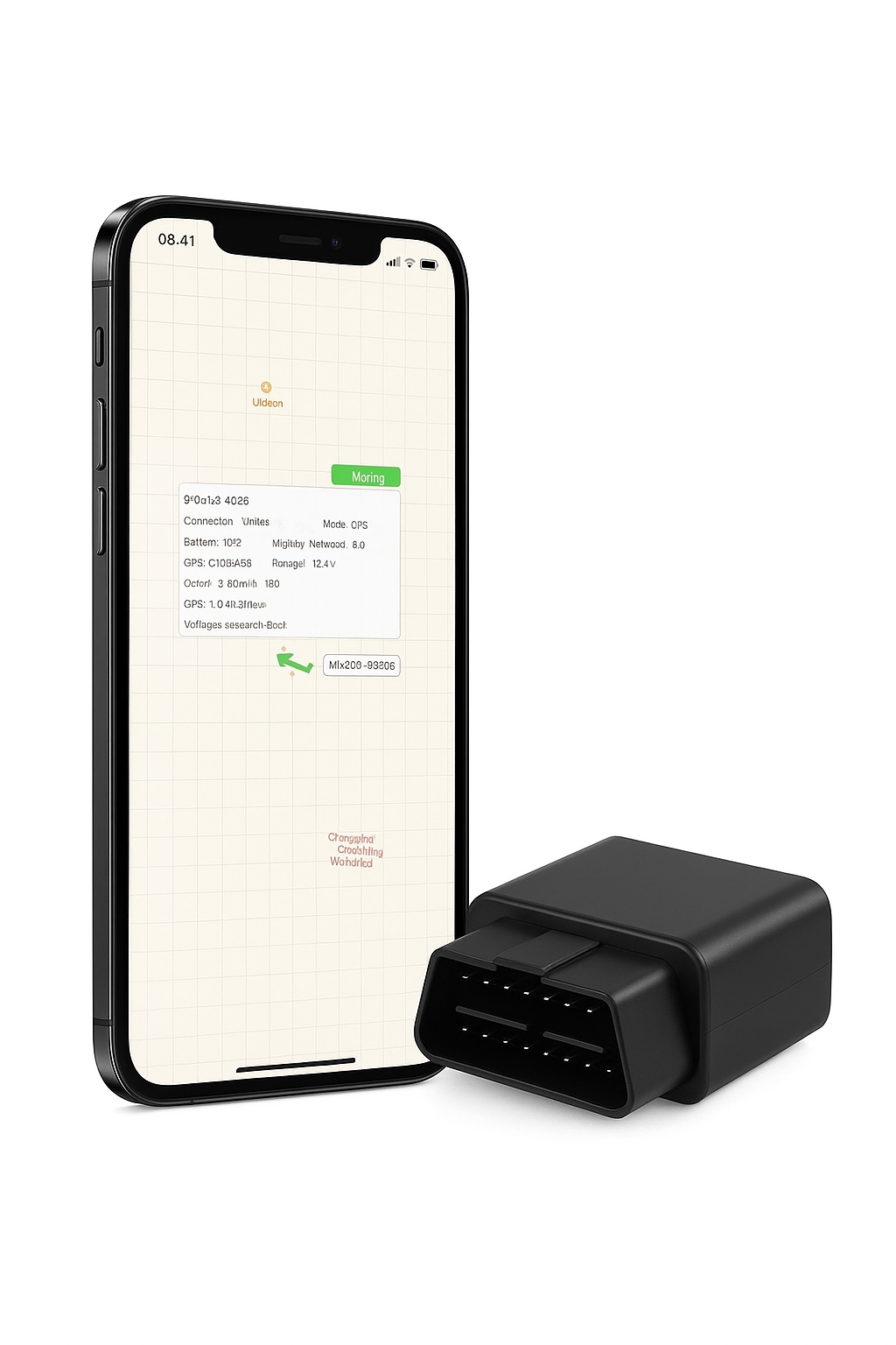 MiCODUS Tracker GPS OBD mini 4G MV33G 9-40V Dispositivo di tracciamento auto Antifurto Avviso batteria scarica Car Tracker App gratuita