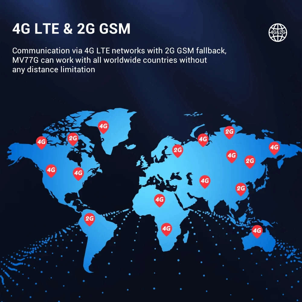 MiCODUS MV77G 4G GPS Tracker-MV77G With Sim Card / CHINA