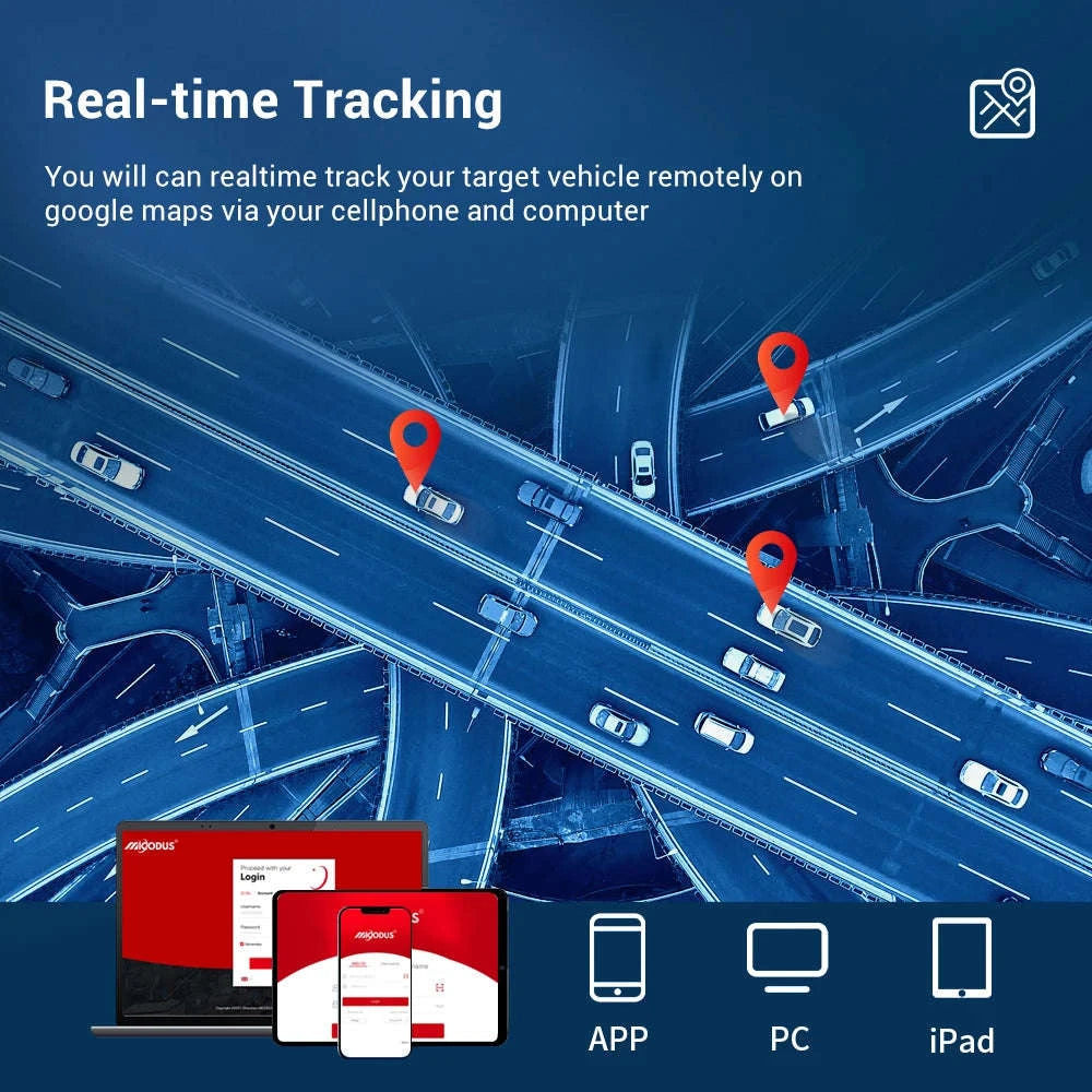 MiCODUS MV77G 4G GPS Tracker-MV77G With Sim Card / CHINA