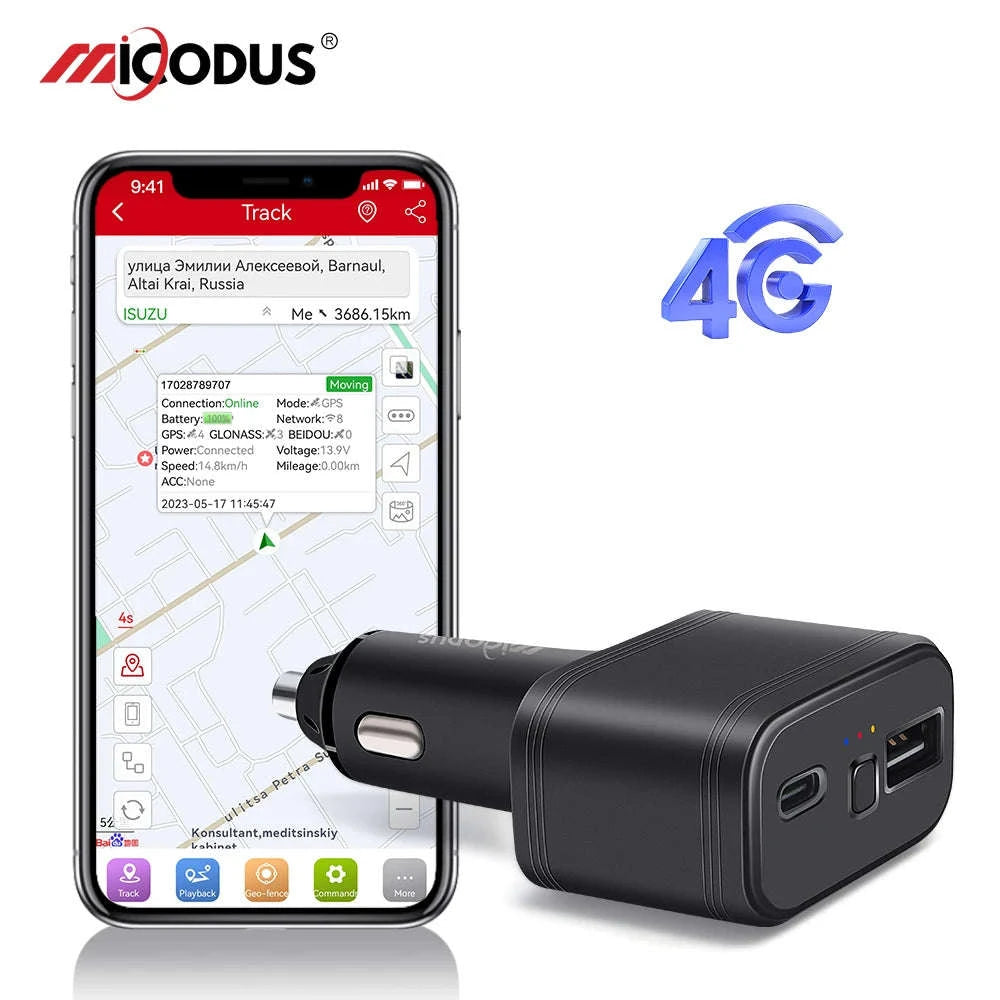 MiCODUS MV77G 4G GPS Tracker-MV77G With Sim Card / CHINA