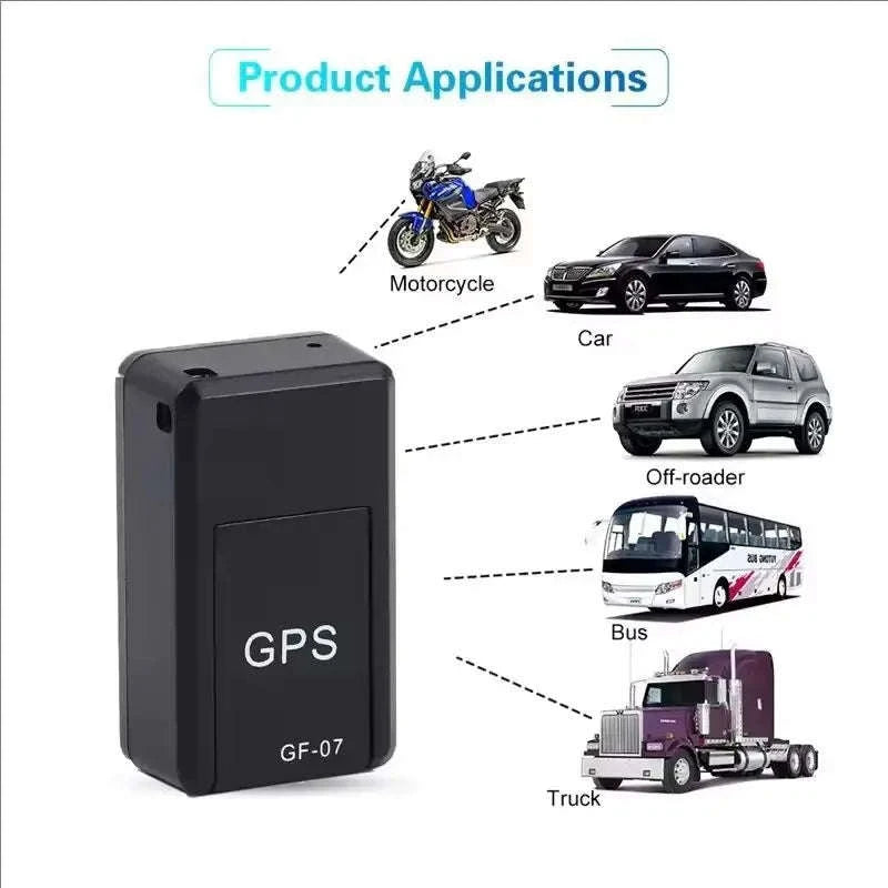 Micro Magnetic GPS Tracker for Vehicles-Black