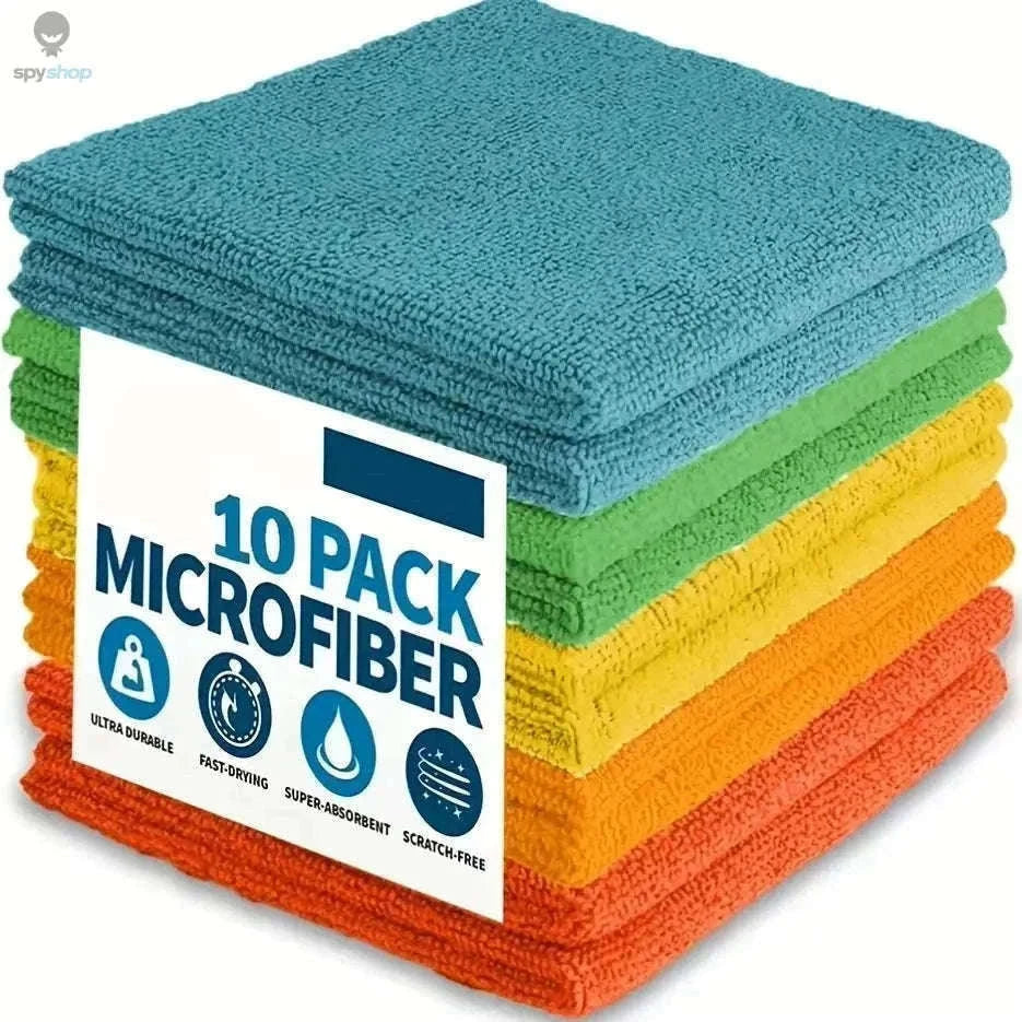 Microfiber Kitchen Towel Set for Fast, Easy Cleaning-10pcs 17X25 random