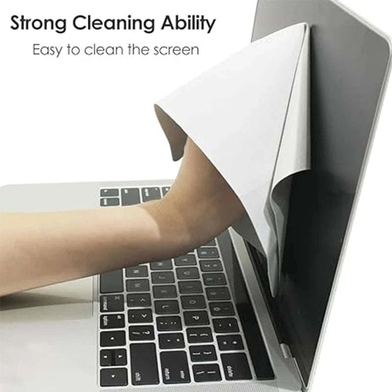 Microfiber Laptop Keyboard Cover and Cleaning Cloth-13-14inches