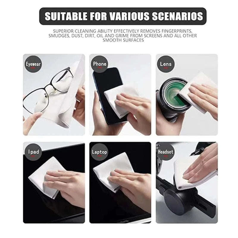 Microfiber Laptop Keyboard Cover and Cleaning Cloth for MacBook-13-14inches