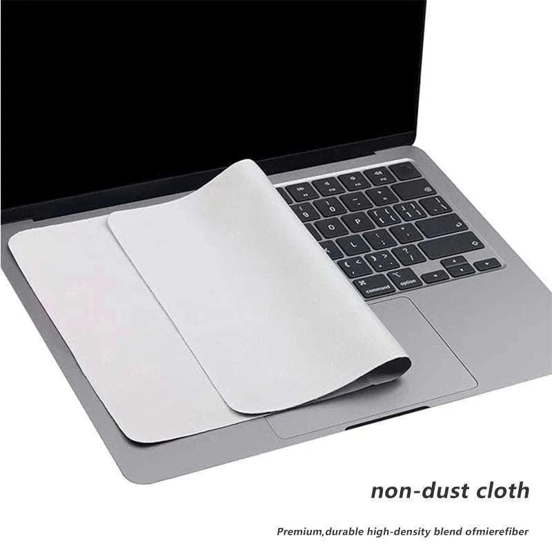 Microfiber Laptop Keyboard Cover and Cleaning Cloth for MacBook-13-14inches