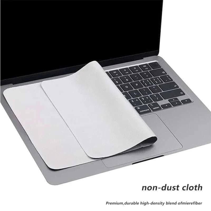 Microfiber Laptop Keyboard Cover and Cleaning Cloth for MacBook-13-14inches