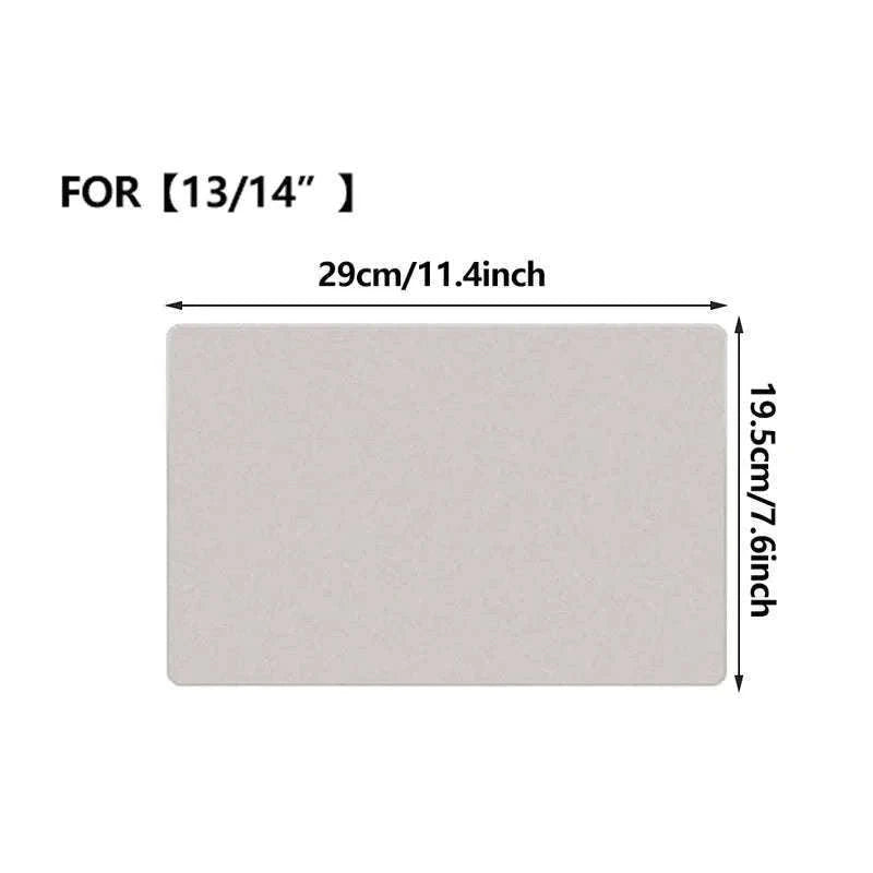 Microfiber Laptop Keyboard Cover and Cleaning Cloth for MacBook-13-14inches