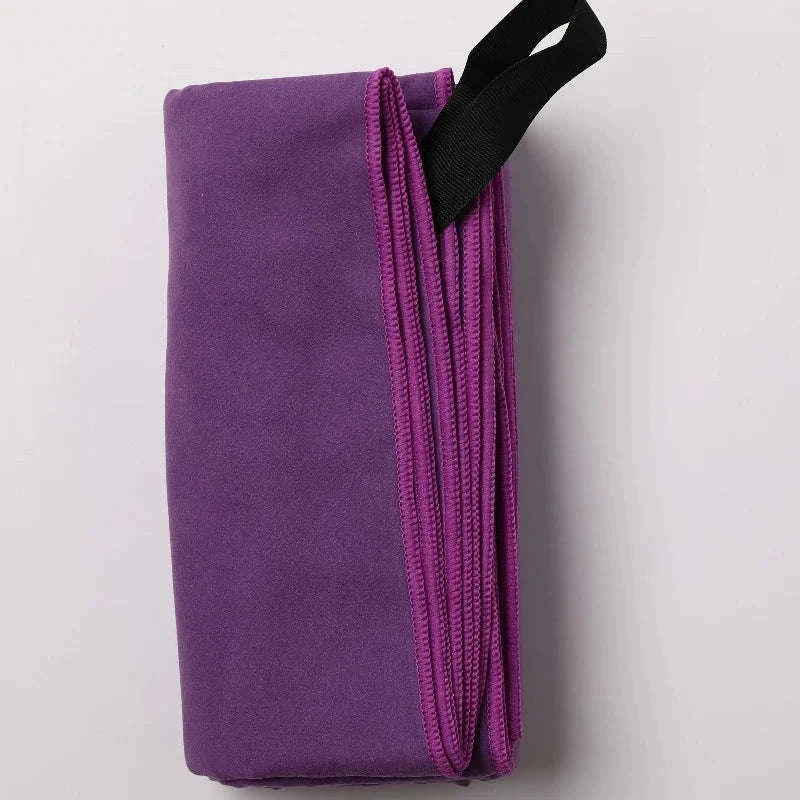 Microfiber Quick-Dry Travel Towel for Sports, Beach & Gym-Dark Grey OPP / 40x80cm