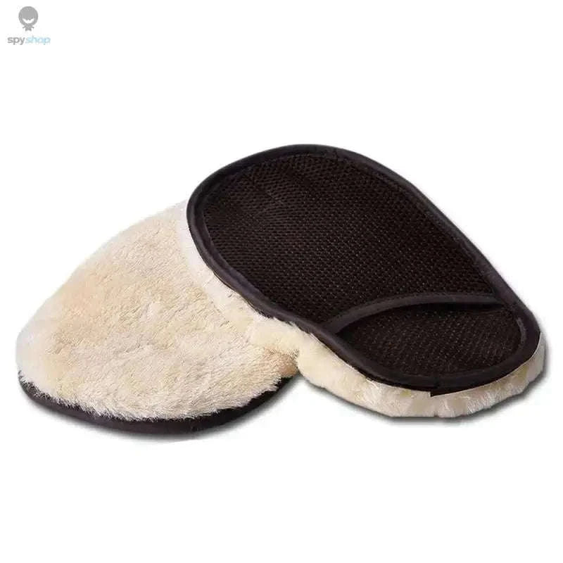 Microfiber Wool Car Cleaning Glove for Scratch-Free Vehicle Care-1PCS