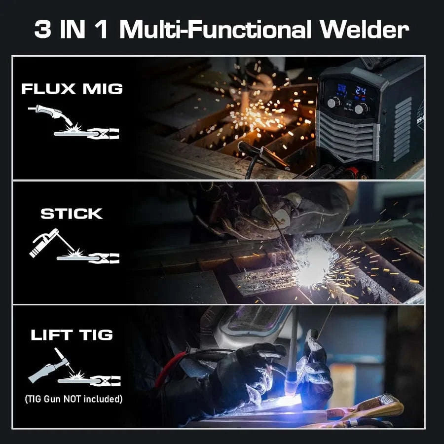 MIG Welder 140A 110V 3‑in‑1 Welding Machine-United States