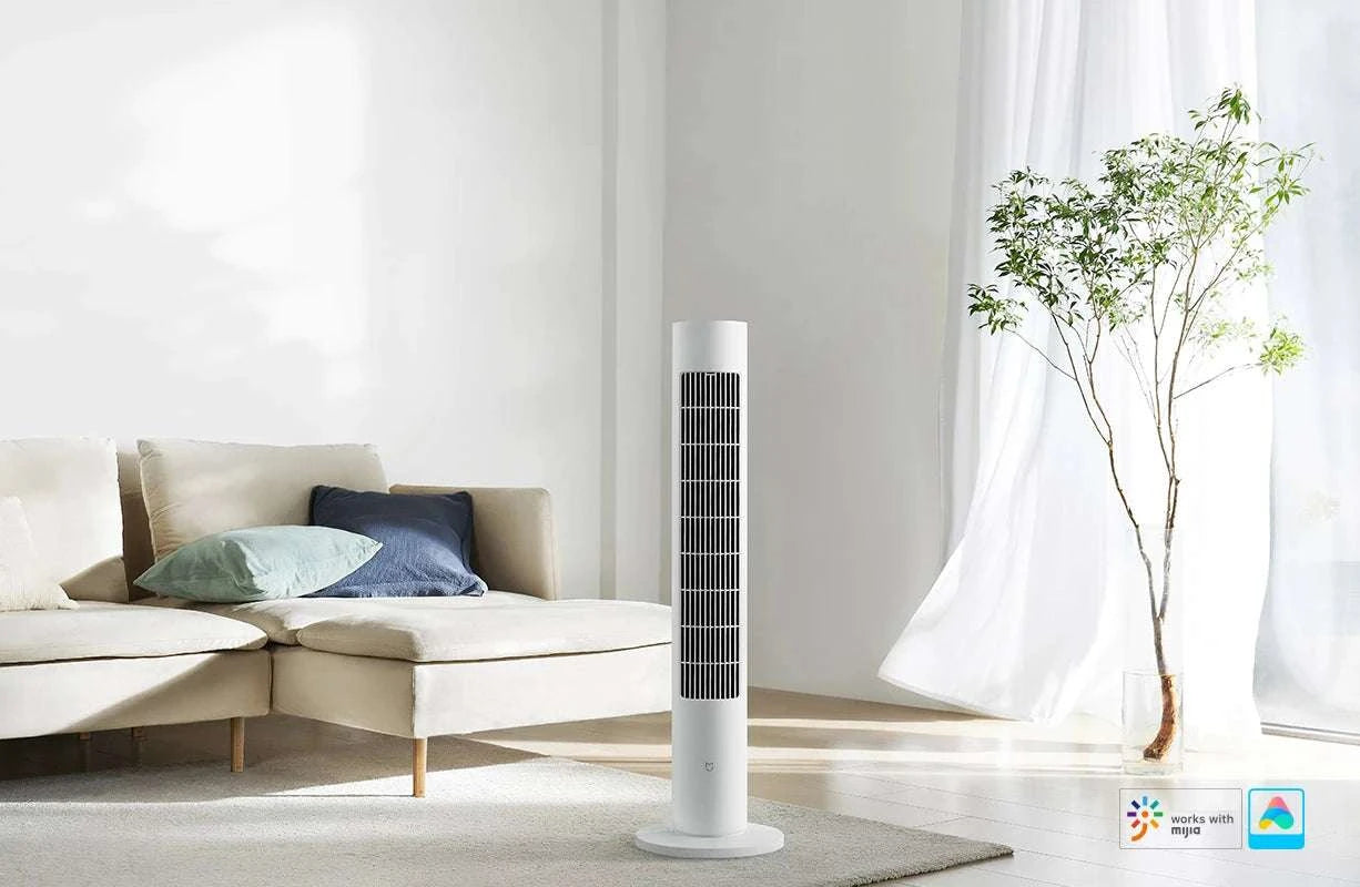 MIJIA Smart Tower Fan 2 with 150° Oscillation & App Control-Tower Fan 2nd / US