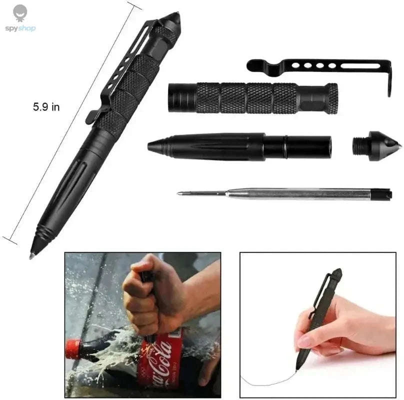 Military Tactical Pen – Multifunction Survival Tool for Writing and Emergencies-Gold