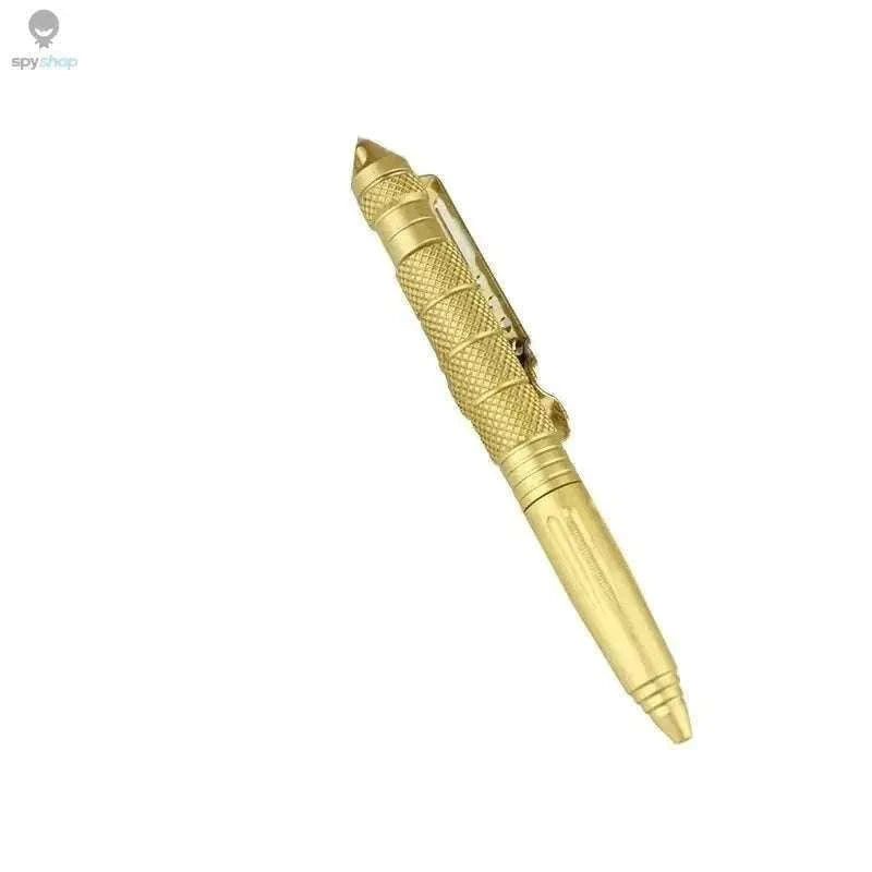 Military Tactical Pen with Glass Breaker for Everyday Carry-Gold