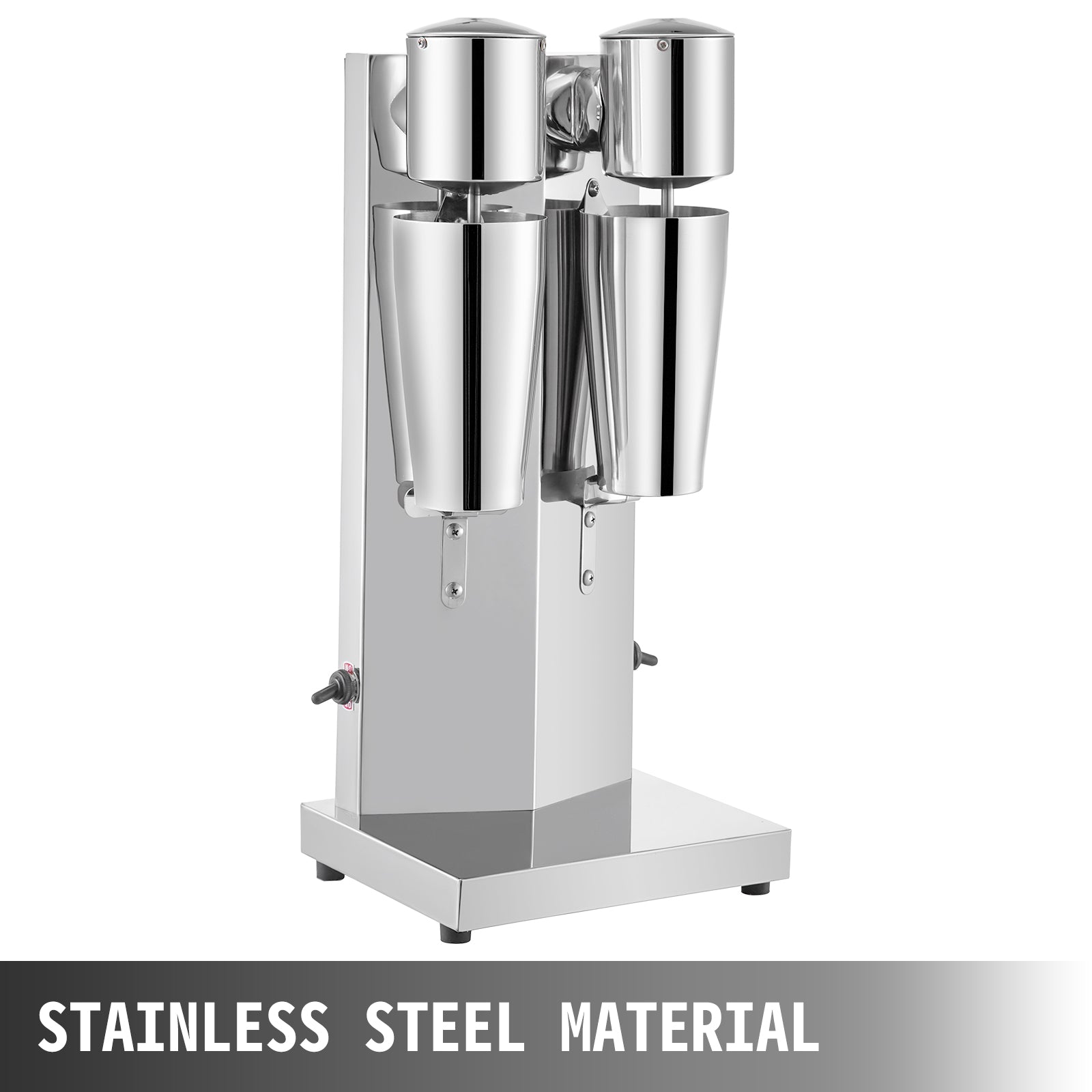 Máquina Comercial de Batidos de Doble Cabezal 800ml Mezcladora de Acero Inoxidable