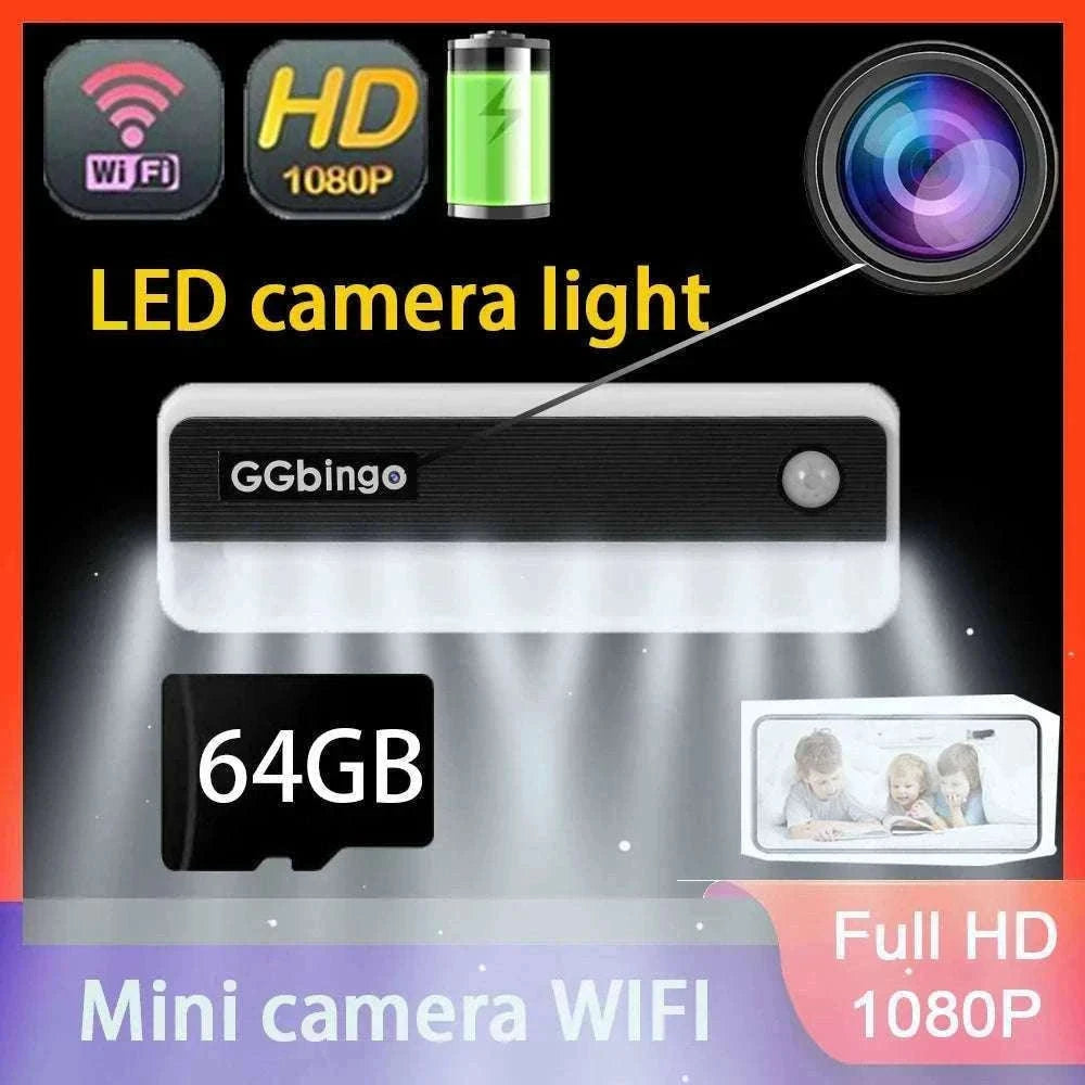 Mini 1080P HD Security Camera with Night Vision & Motion Detection-Camera 8G / China Mainland