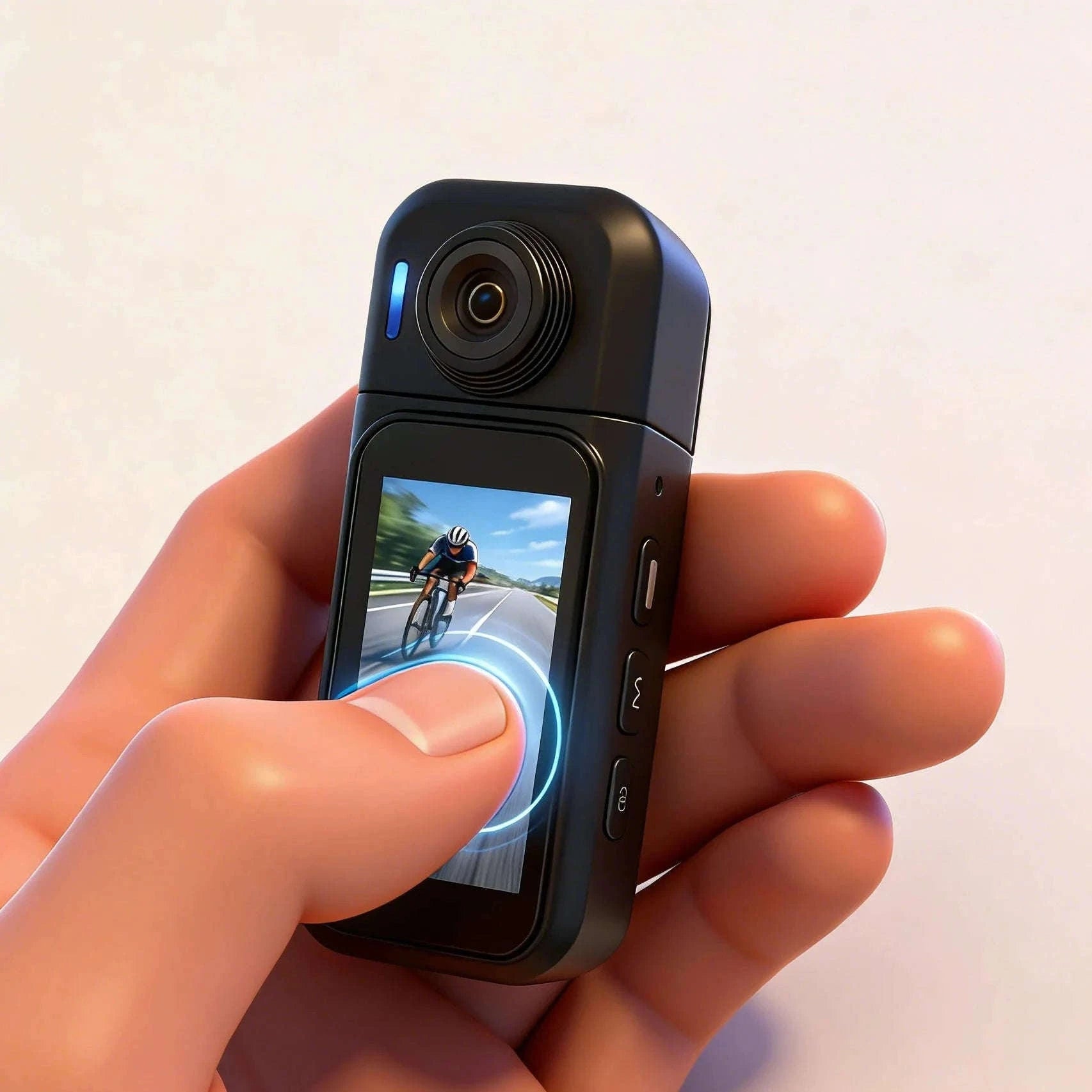 Mini 1080P POV Body Camera with Rotating Lens & Touch Screen-X50 BK Lite / NO TF Card