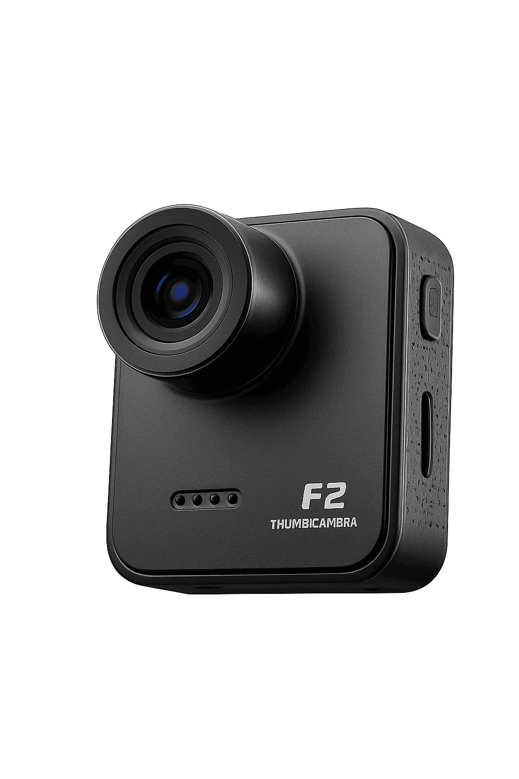 Mini 1080P Thumb Camera with IPS Screen & 130° Wide Angle-F2 Black / 8GB TF CARD