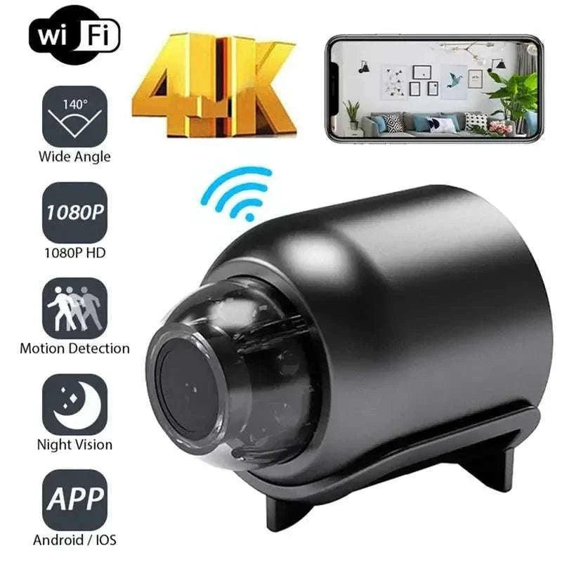 Mini 1080P WiFi Security Camera with Night Vision & Motion Alerts-No memory card