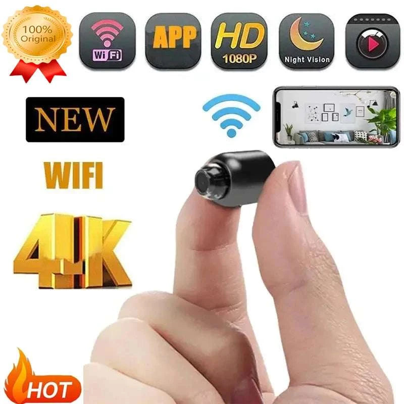 Mini 1080P WiFi Security Camera with Night Vision & Motion Alerts-No memory card