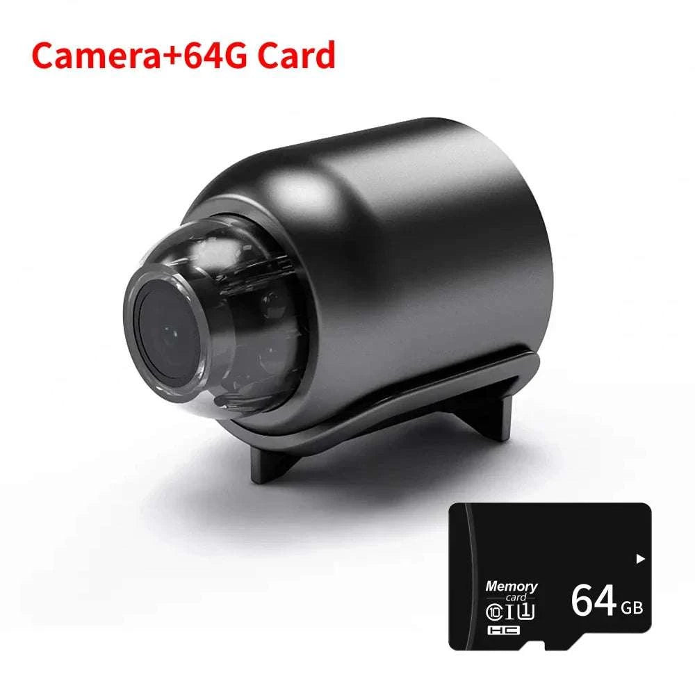 Mini 1080P WiFi Security Camera with Night Vision & Motion Alerts-No memory card
