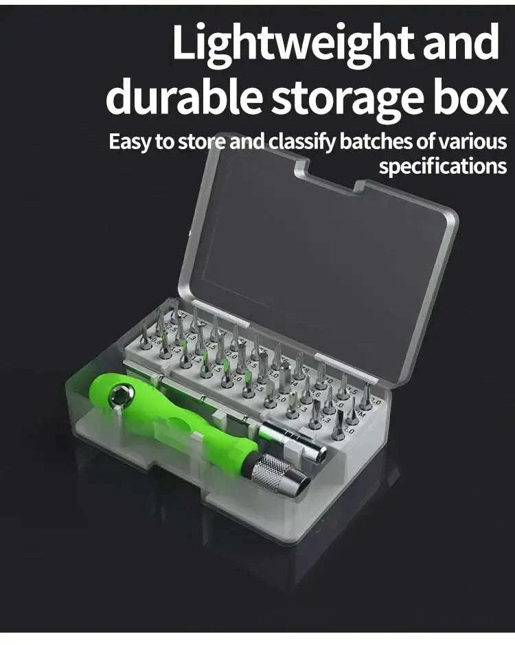Mini 32‑in‑1 Precision Screwdriver Set for Electronics Repair-32 in 1