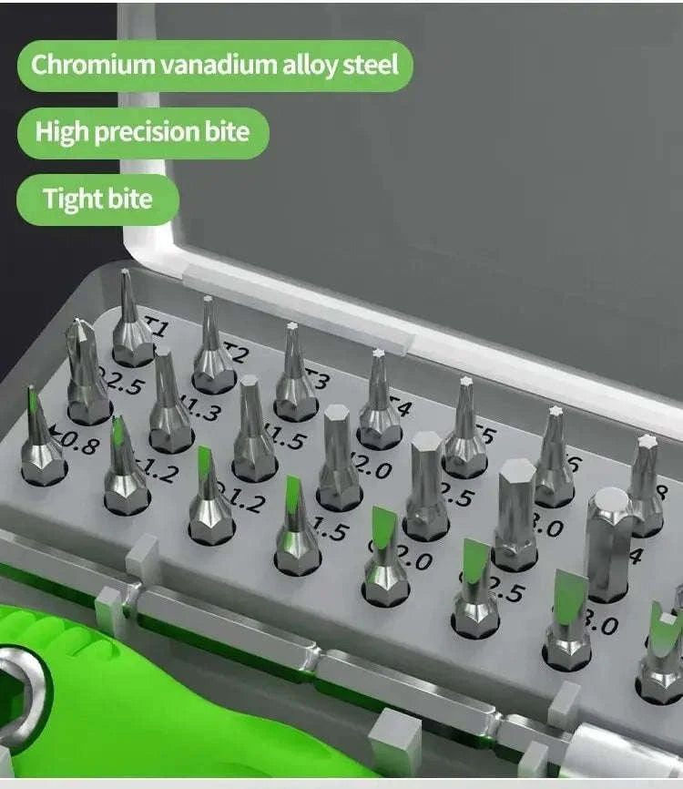 Mini 32‑in‑1 Precision Screwdriver Set for Electronics Repair-32 in 1