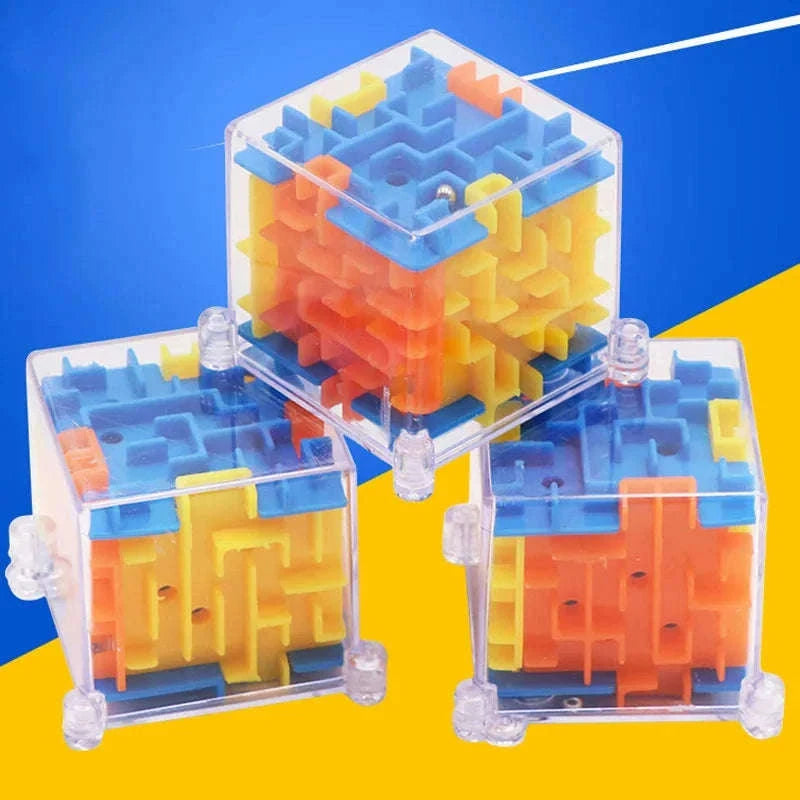 Mini 3D Maze Magic Cube Puzzle for Focused Screen-Free Play-1Pcs