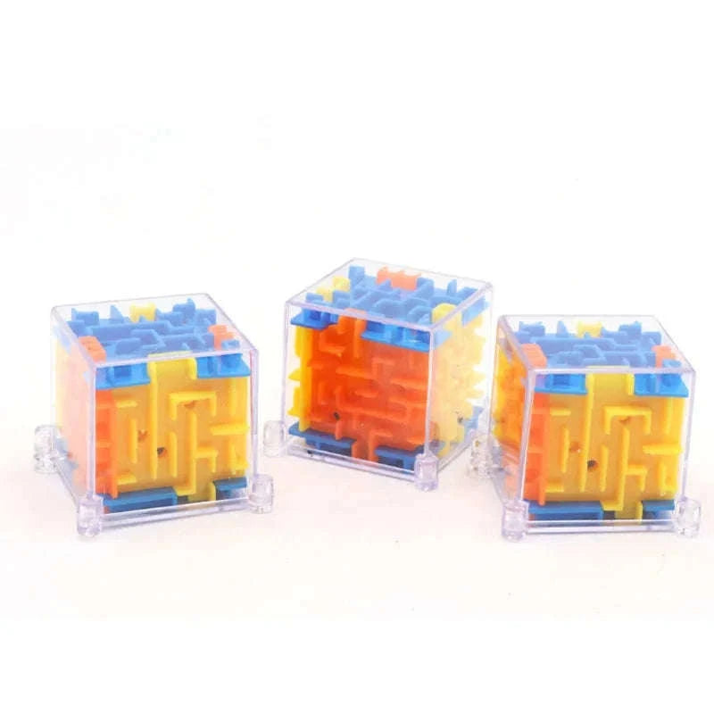Mini 3D Maze Magic Cube Puzzle for Focused Screen-Free Play-1Pcs