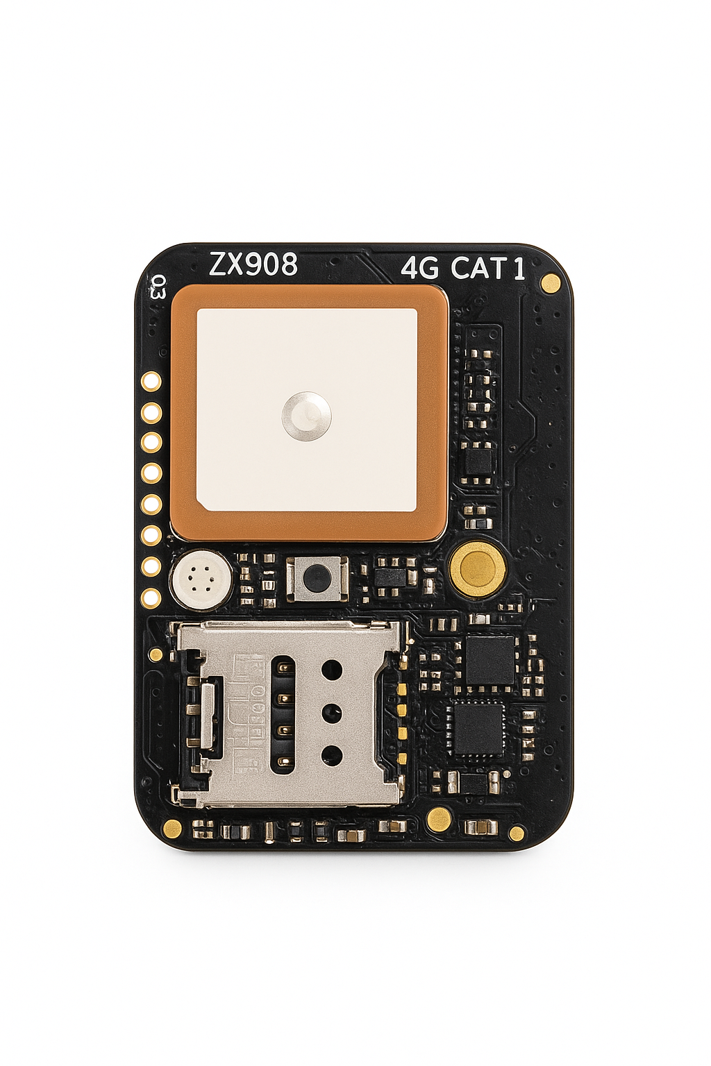 Rastreador GPS 4G Mini ZX908 CAT1 PCBA Placa de chip para vehículo Sistema de rastreo de personas coche Localizador por satélite Beidou WIFI inalámico