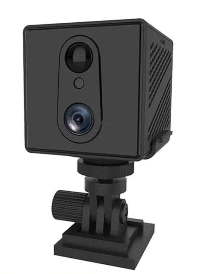 Mini 4G Security Camera with AI Detection, 5MP HD & Night Vision-WIFI Add 16GB Card-