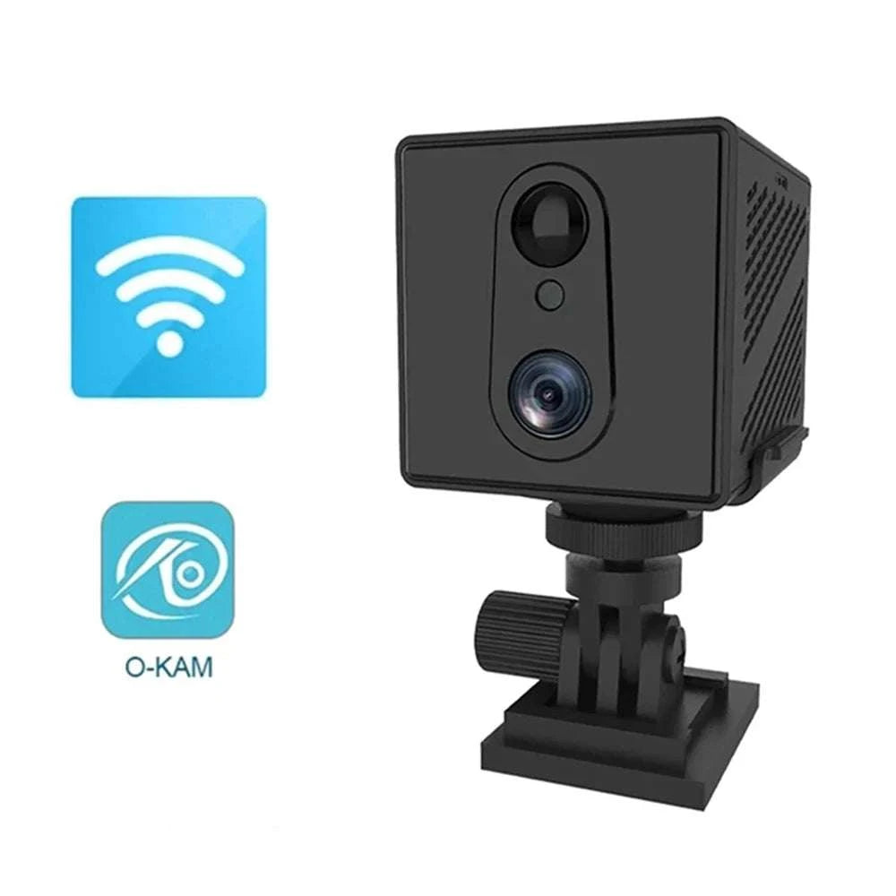 Mini 4G Security Camera with AI Detection, 5MP HD & Night Vision-WIFI Add 16GB Card-