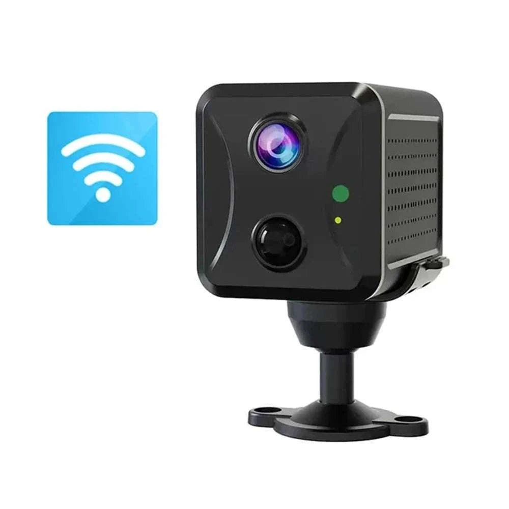 Mini 4G Security Camera with AI Detection, 5MP HD & Night Vision-WIFI Add 16GB Card-
