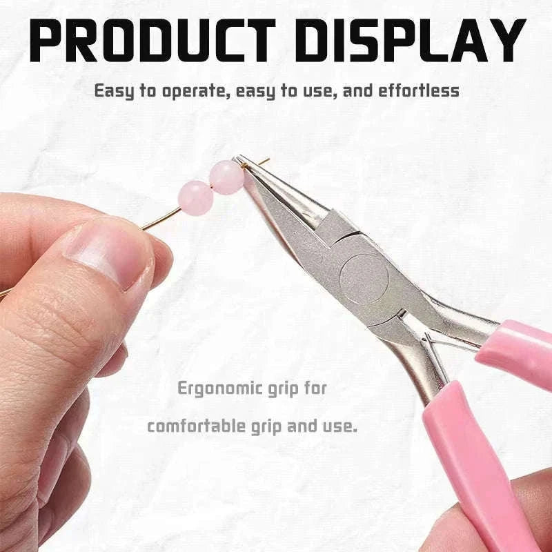 Mini 5-Inch Wire Looping Pliers for Precise Jewelry Making-