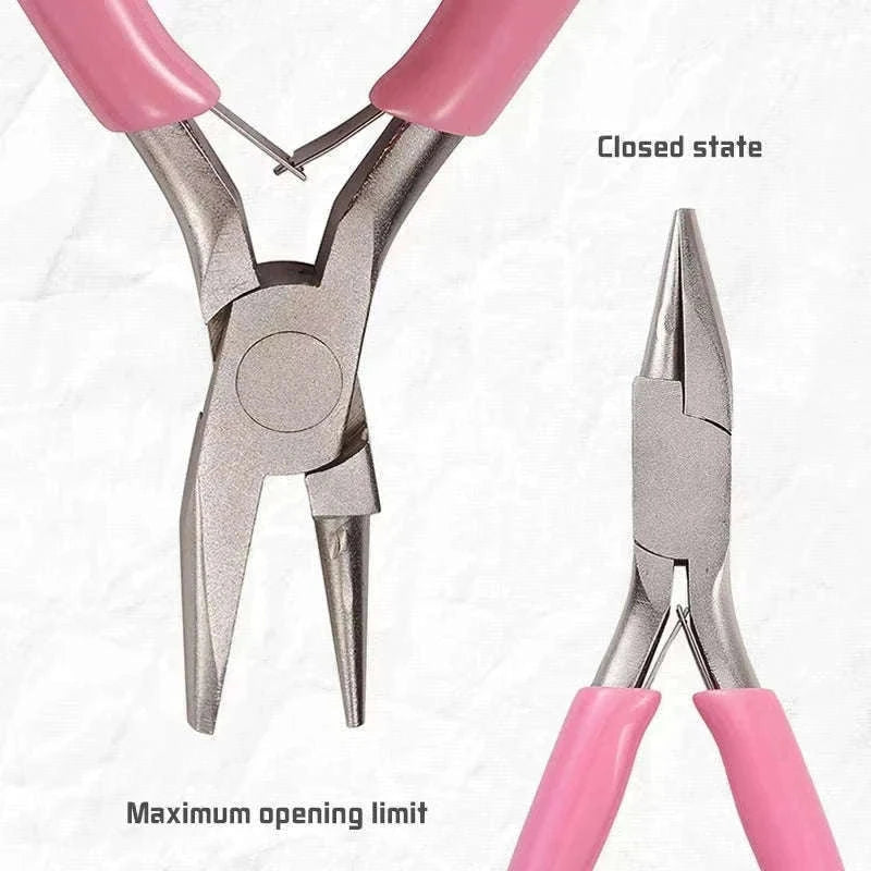Mini 5-Inch Wire Looping Pliers for Precise Jewelry Making-