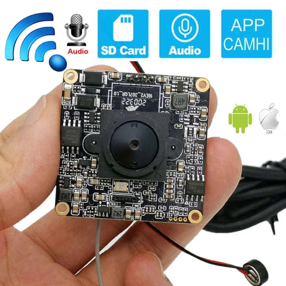 Mini 5MP 1080P WiFi IP Camera Module with Motion Detection-5MP WIFI