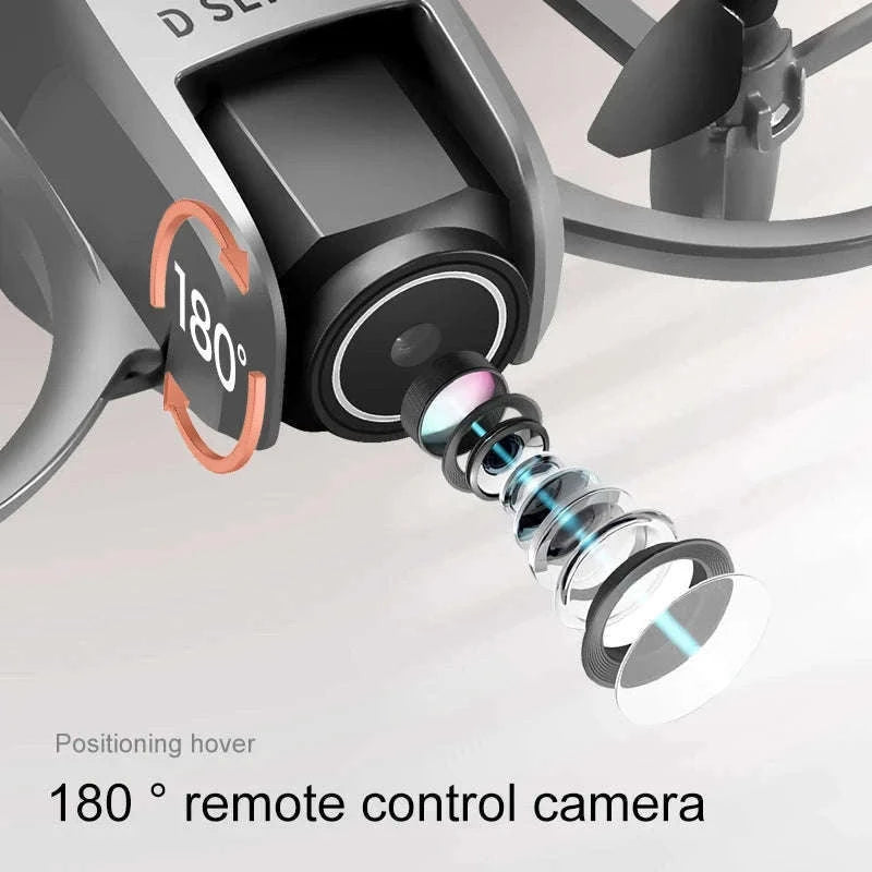 Mini 8K Dual‑Camera Drone with GPS and Obstacle Avoidance-Grey-8K HD-VR