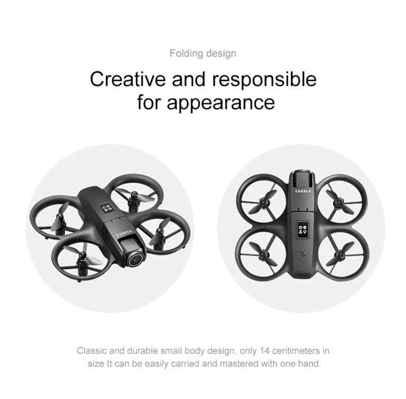 Mini 8K Dual‑Camera Drone with GPS and Obstacle Avoidance-Grey-8K HD-VR