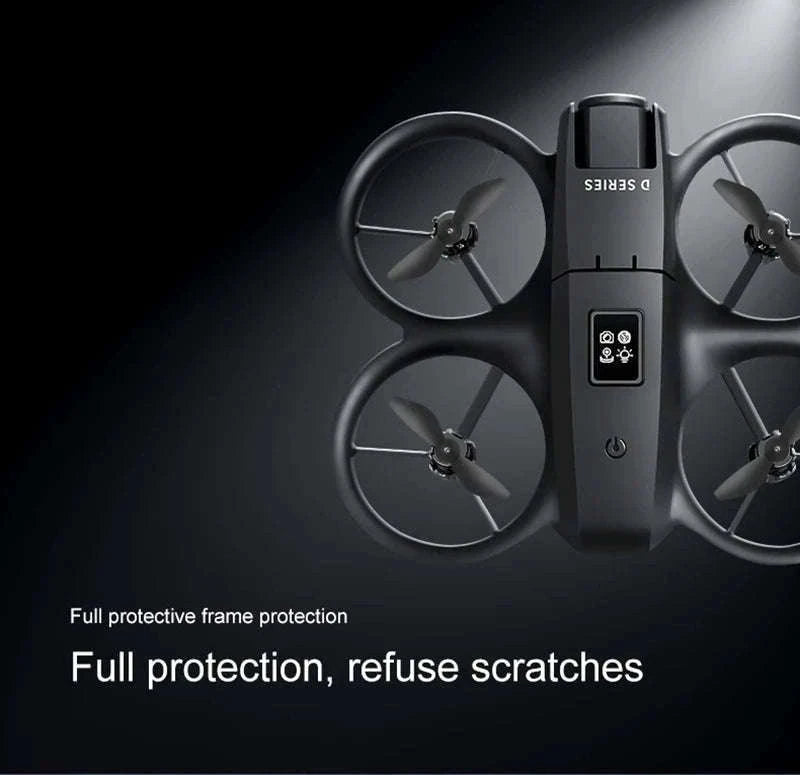 Mini 8K Dual‑Camera Drone with GPS and Obstacle Avoidance-Grey-8K HD-VR