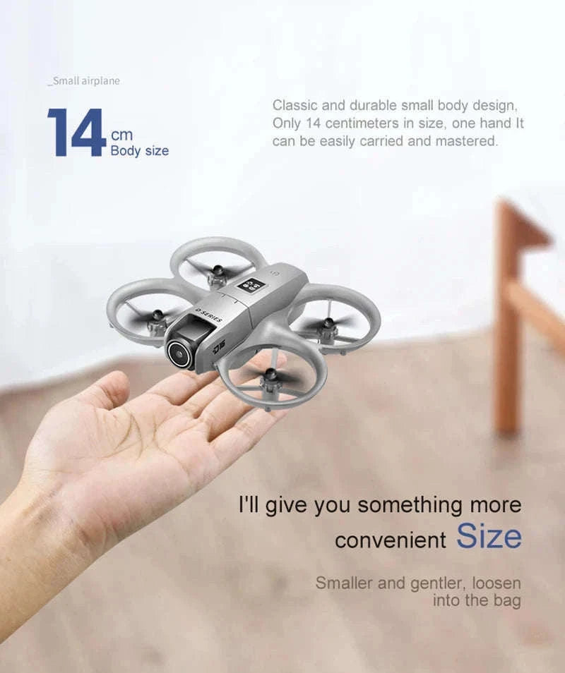 Mini 8K Dual‑Camera Drone with GPS and Obstacle Avoidance-Grey-8K HD-VR