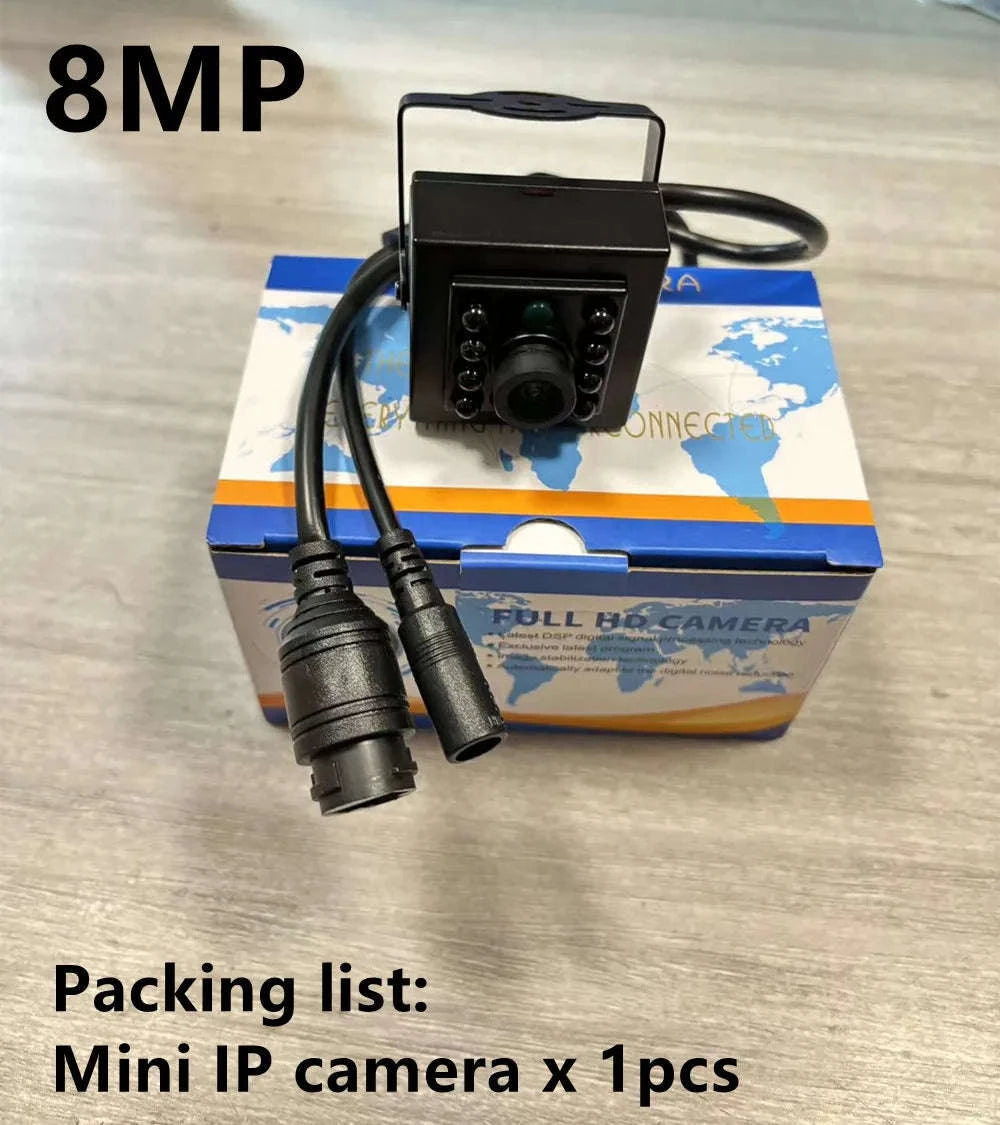 Mini 8MP Indoor Security Camera with 940nm Night Vision-4MP