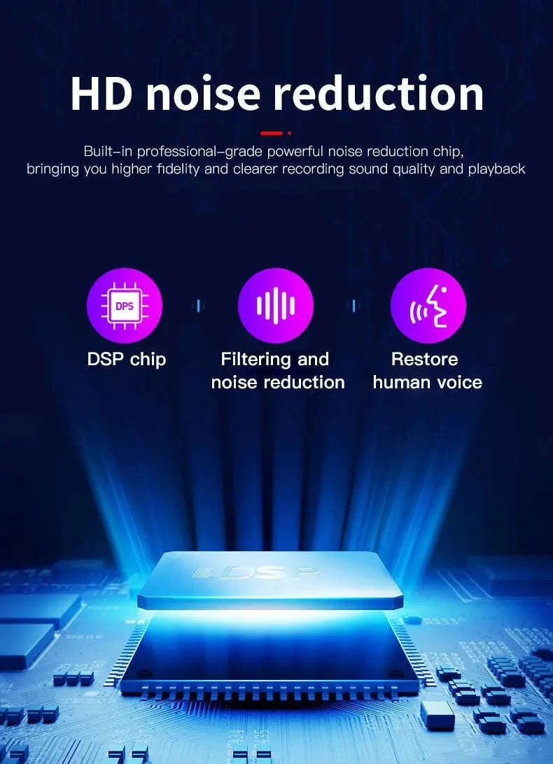 Mini Activated Voice Recorder with USB Storage-black / 32 GB